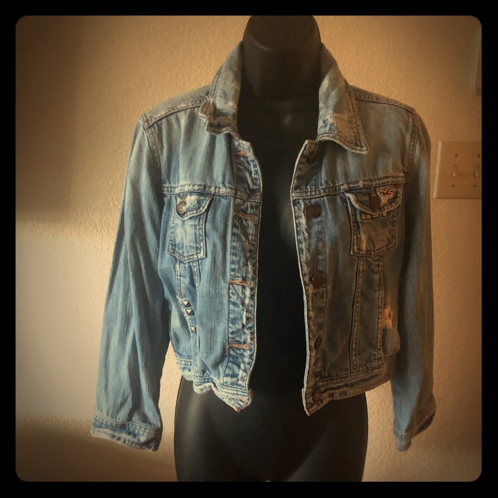 Hollister Distressed Jean Jacket